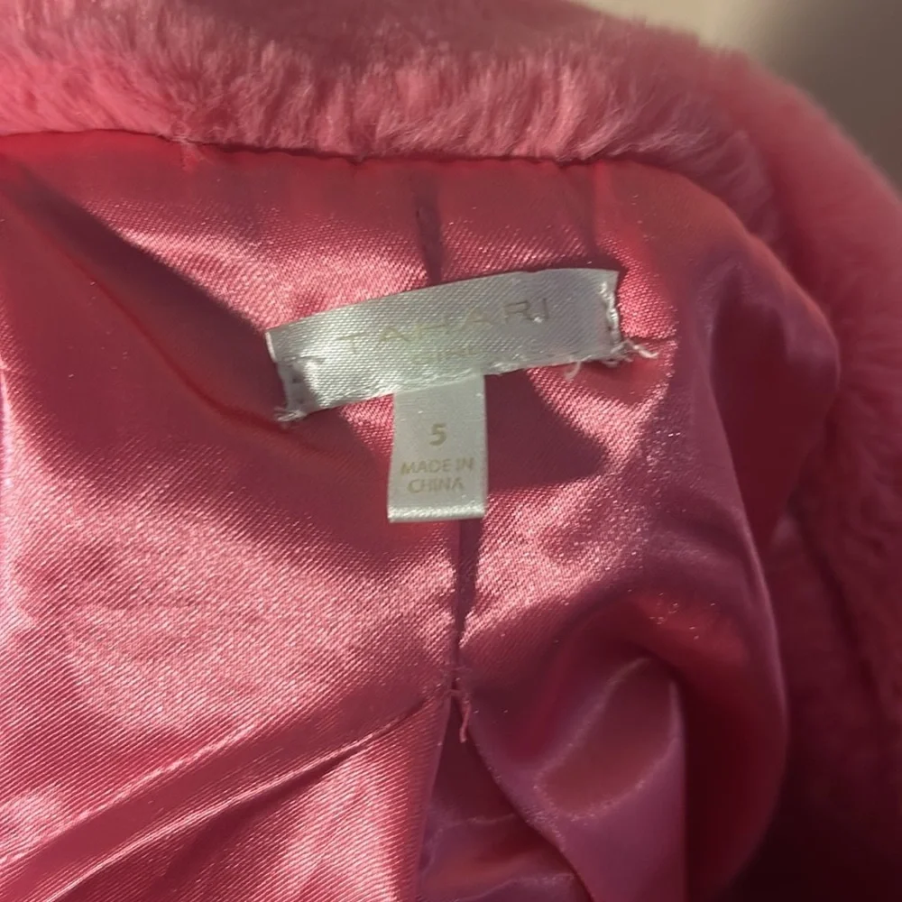 🎁 Preworn Holiday Special Occasion Toddler Girls Size 5 Coat Special Price 🎁 - Picture 5 of 5